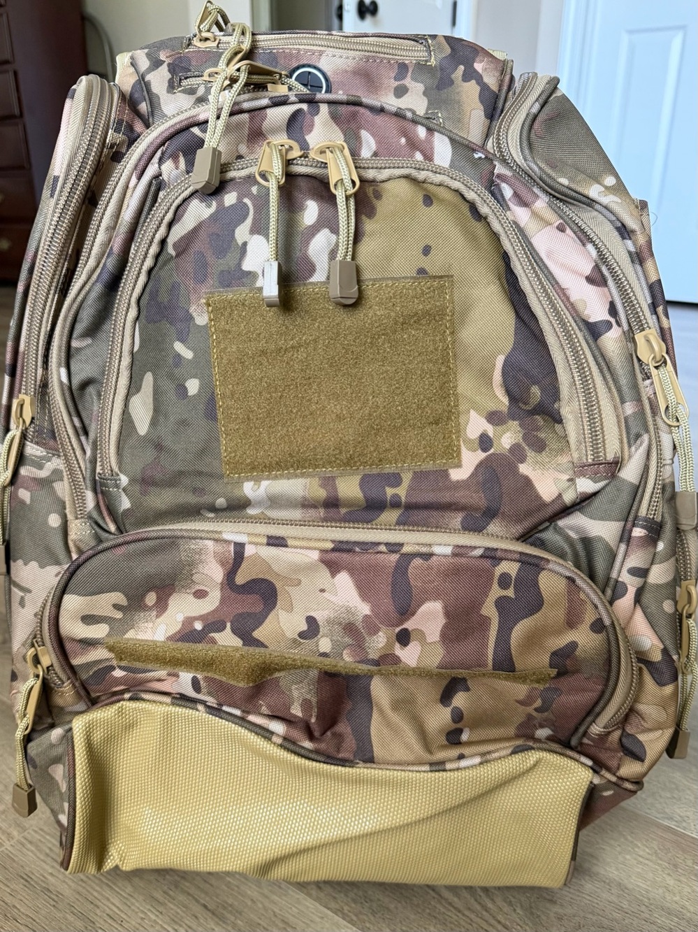 New! High quality Tactical Camo Backpack Brown Camo with multi pocket storage